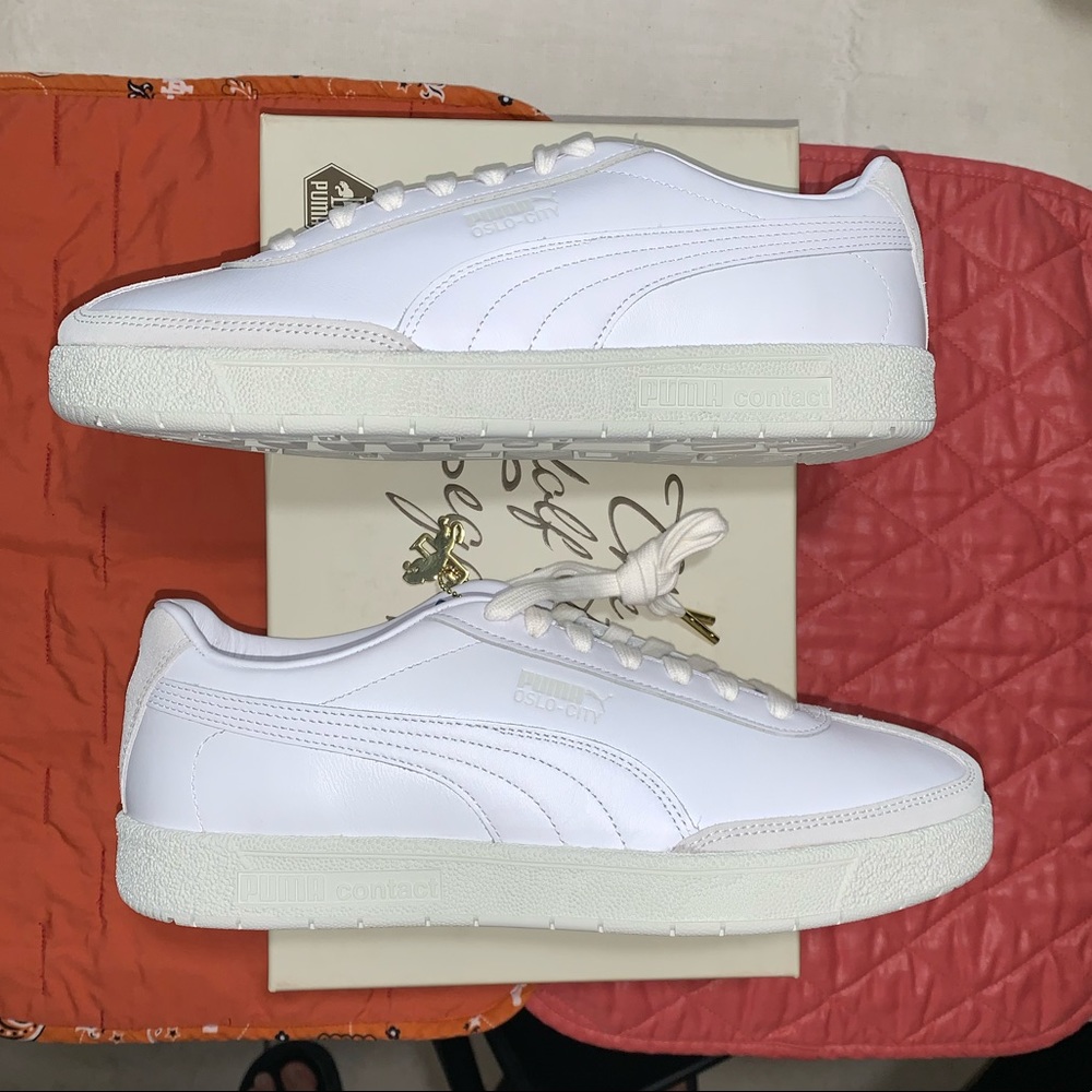 Puma Oslo-City R Dassler White Mens Shoes - Picture 2 of 9